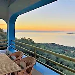 House Tanna Of Villa Intaba Spectacular Sea Views Corfiot Riviera Spartilas Corfu Island Greece Close To Ipsos Beach With A Shared Pool